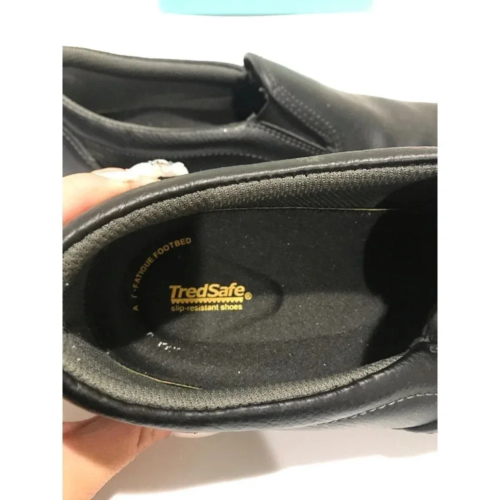 Tredsafe‎ Black Slip-On Shoes